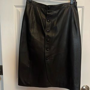 Vintage Peruzzi Leather Skirt